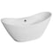 Alfi Brand ALFI brand AB8803 68" White Oval Acrylic Free Standing Soaking Bathtub AB8803 - alternate 5